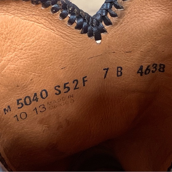 Lucchese Leather Boots size 7 - Picture 7 of 7